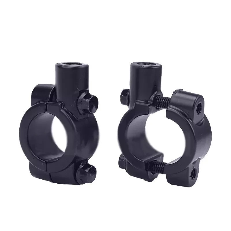 

10/8/6mm Threaded Motorcycle Mirror Bracket Adapter Handlebar Bracket Clip