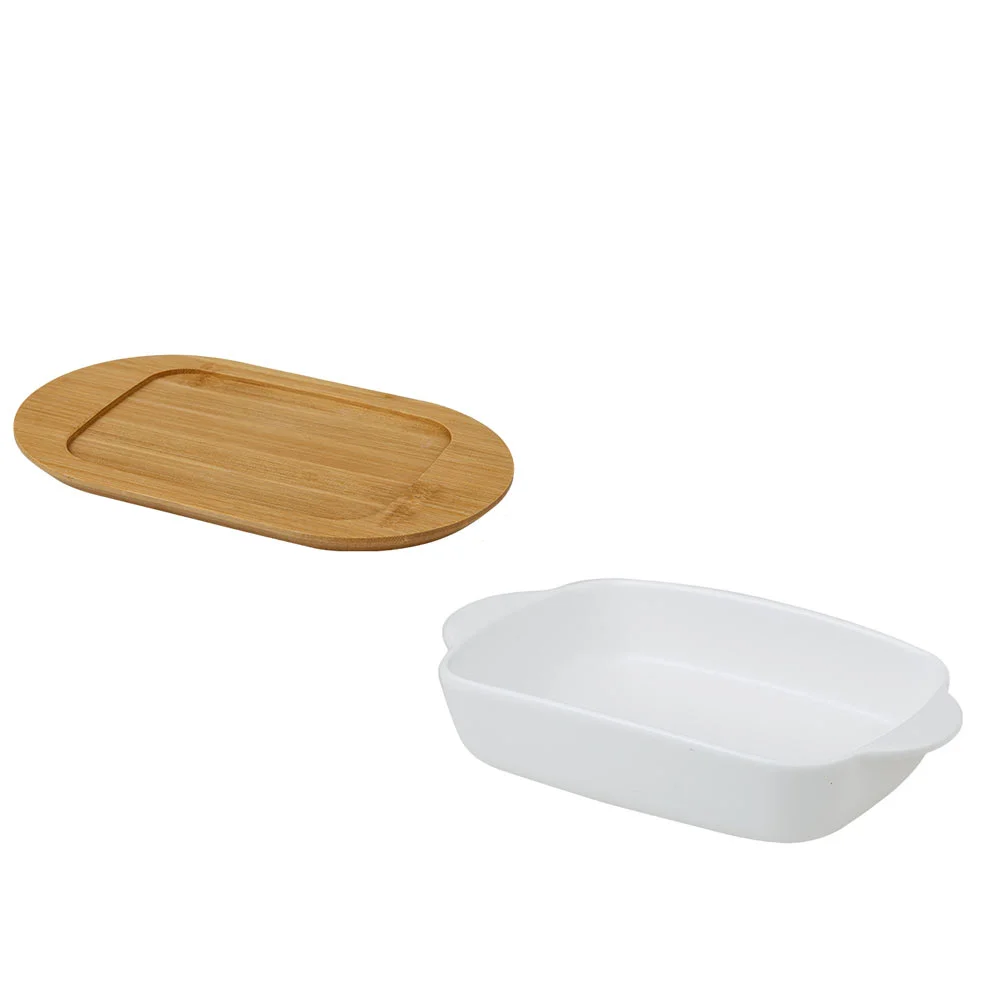 

1 Set of Plate Ceramic Storage Tray Vegetable Storage Tray Tray for Kitchen