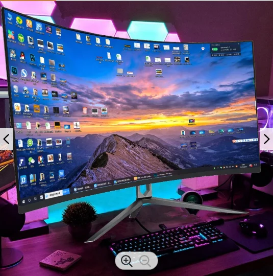 

factory 24 27 Inch I7 Screen Gaming Computer PC with Wifi All In One PC with I7 cpu 16G 256GB 512GB ITB PC gamer for gaming
