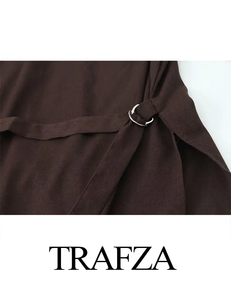 Блузка женская льняная с отложным воротником свободного покроя