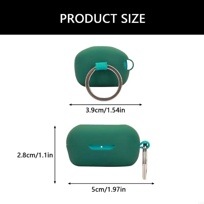 Гибкий силиконовый защитный чехол для JLab JBuds Mini Earbud, противоударный чехол, устойчивый к царапинам рукав, ежедневное использование (art.: 3920ccbc36e41) - 3920ccbc36e41