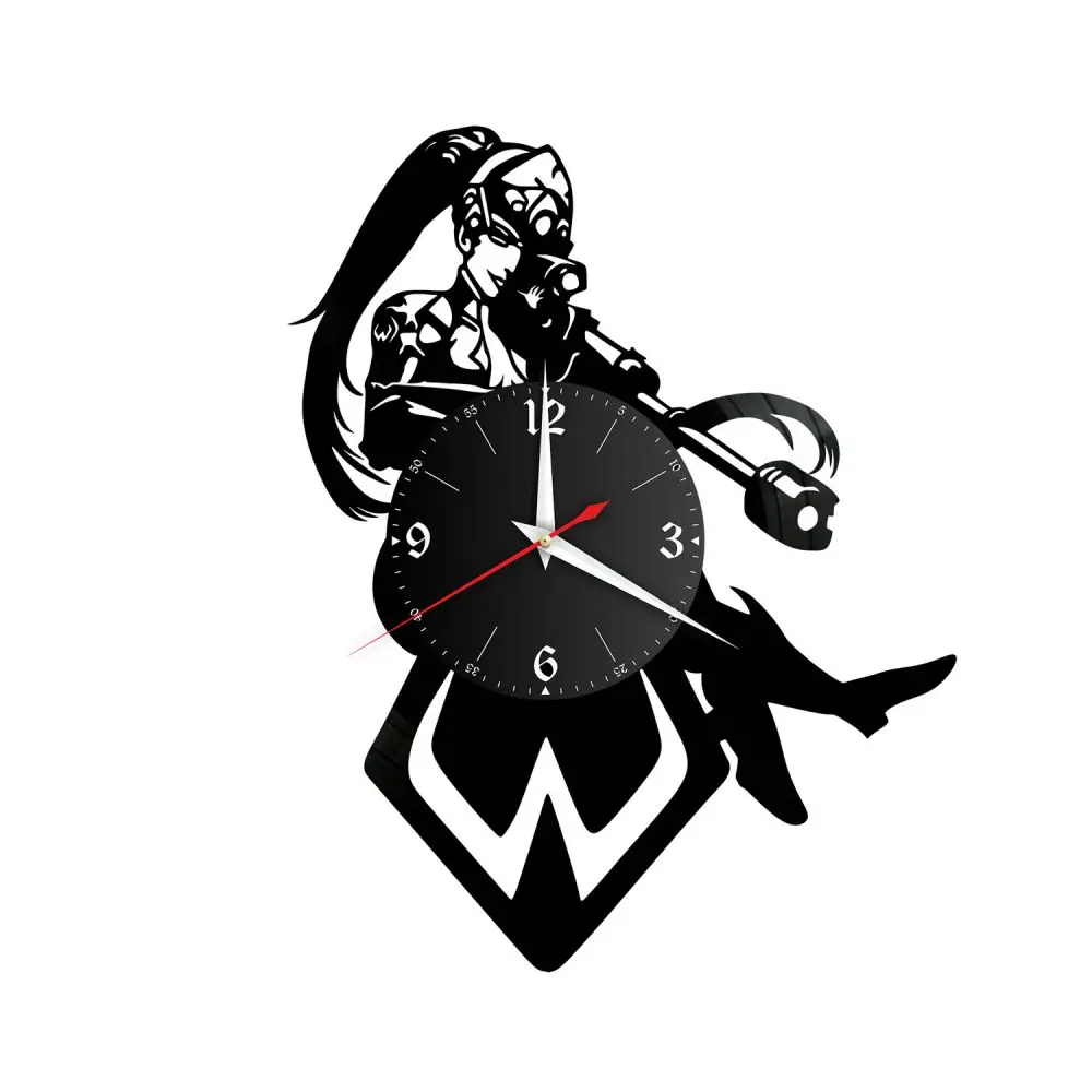 Часы из винила / Overwatch Овервотч Роковая вдова |