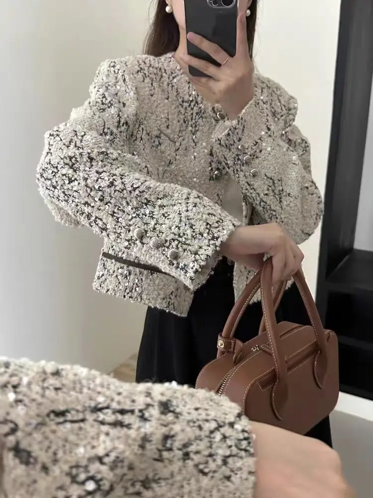 Женская куртка Xiaoxiang с блестками