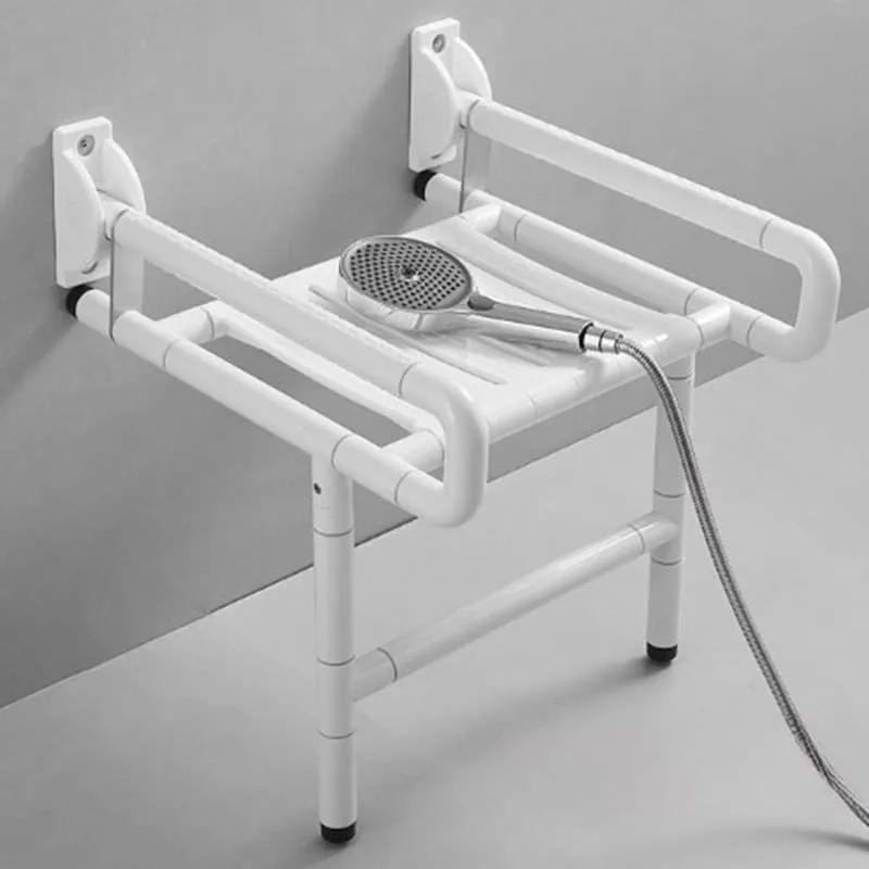 Небольшой складной квадратный металлический стул для пожилых людей Сверхлегкий