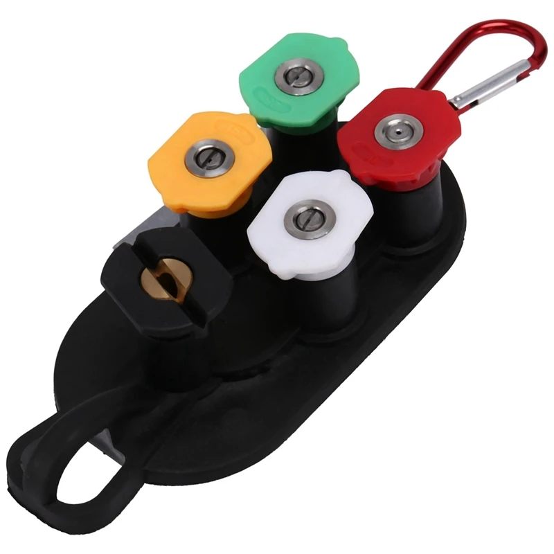

New Pressure Washer Nozzle Spray Tips Set 4000 PSI 5 Nozzle Sets With Nozzle Holder For Karcher