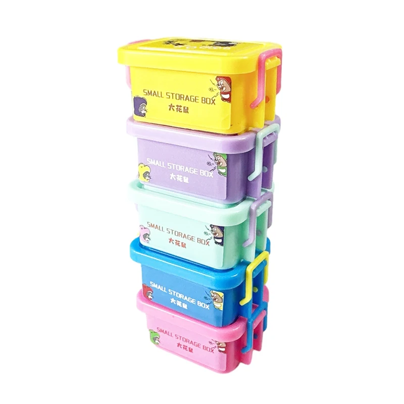 Миниатюрный кукольный домик аксессуары портативный ящик для хранения детей