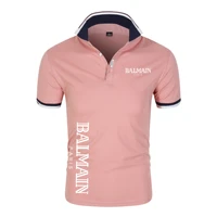 summer 2022 new premium printed polo shirts mens casual breathable polo shirts short sleeve tops