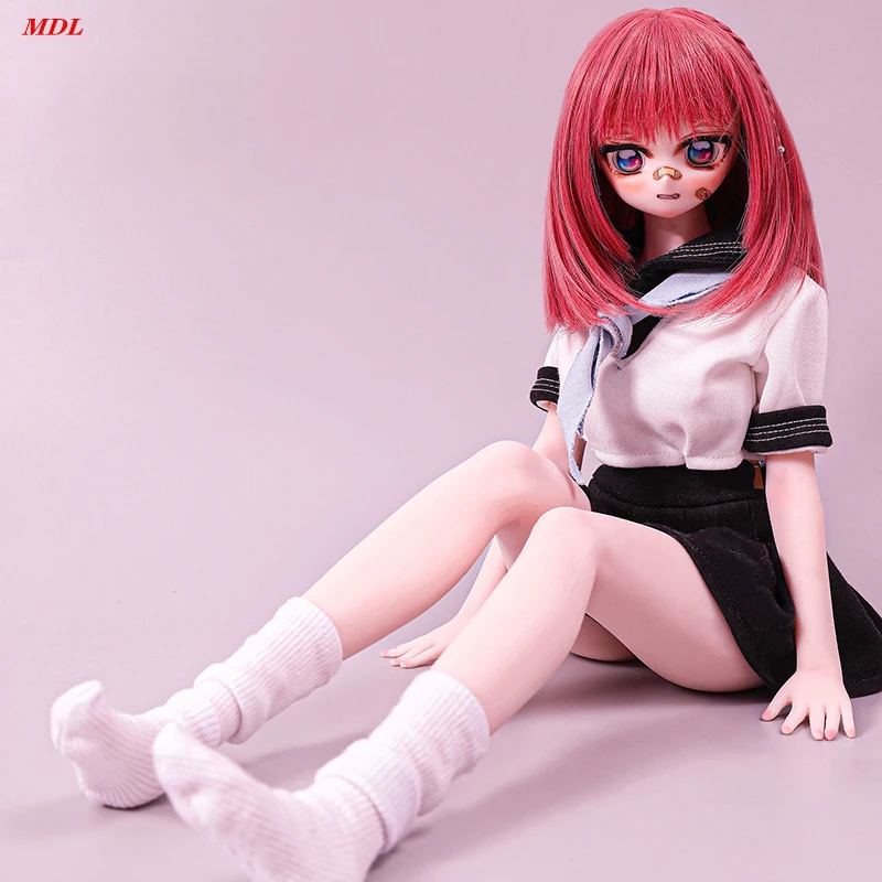 MDL 60 см гуманоидная кукла силиконовая аниме веер волосы мультфильм анимационная