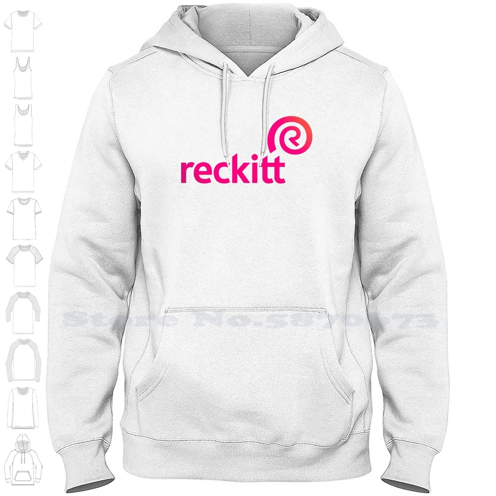 

Reckitt Logo Unisex Clothing 2023 Sweatshirt Printed Brand Logo Graphic Hoodie