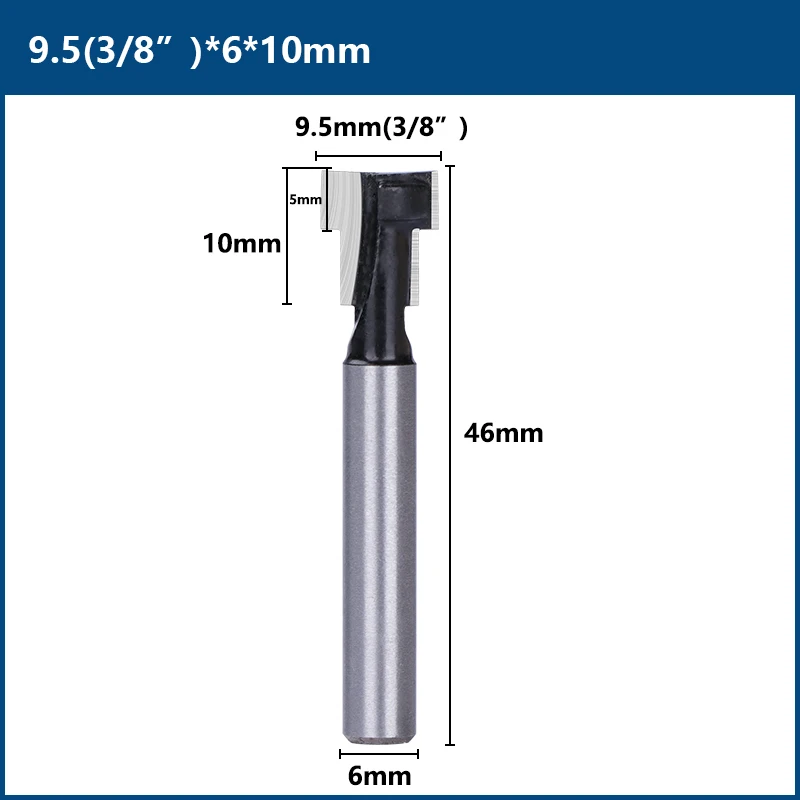

Т-образный Фрезерный резак с хвостовиком 6 мм 8 мм, твердосплавная Концевая фреза для отверстий с шестигранным болтом, набор инструментов для деревообработки, сверла для отверстий