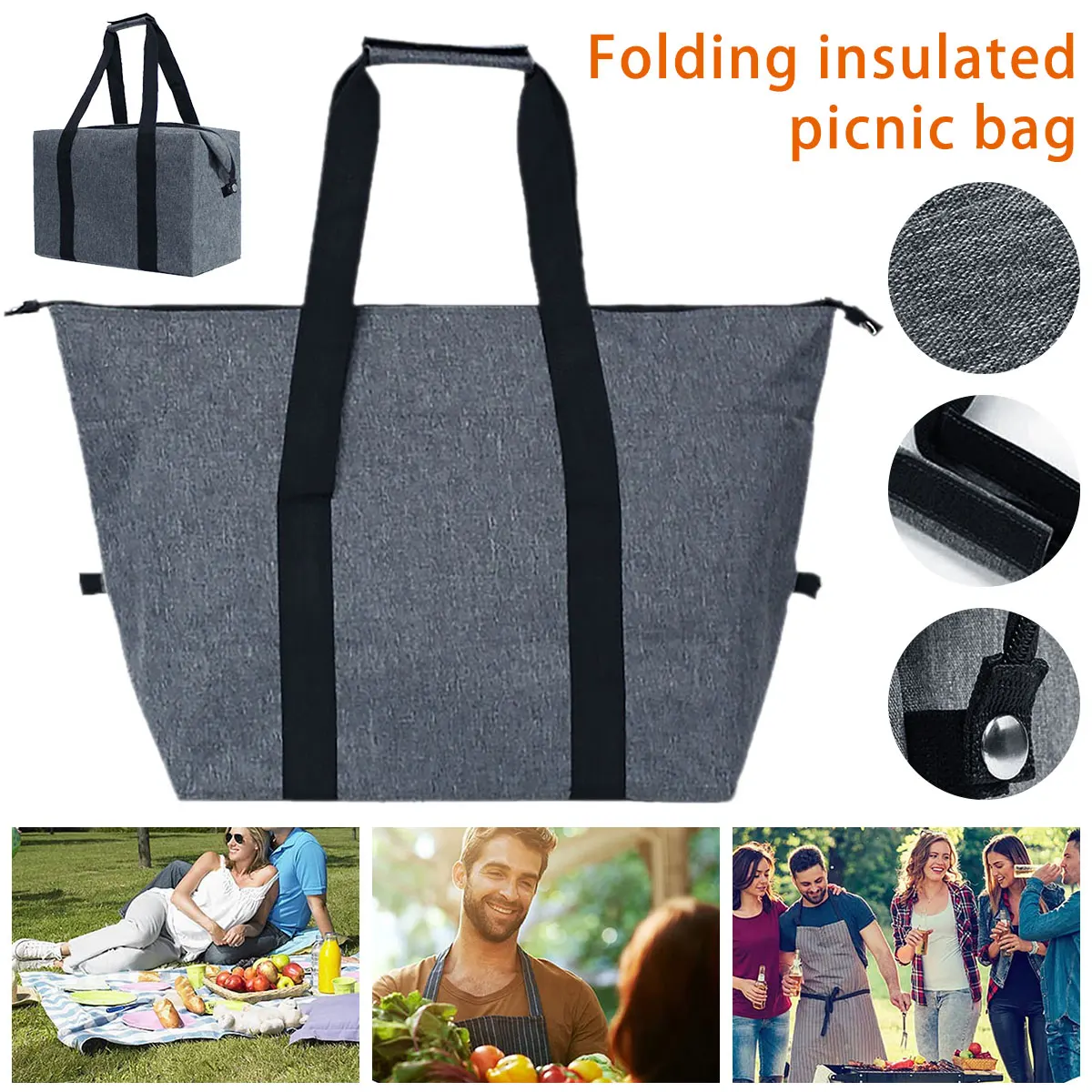

new Cool Bag Large Capacity Lunch Bag Portable Cooler Bag Box Picnic Storage Bag Waterproof Insulated Bag Premium Food Container