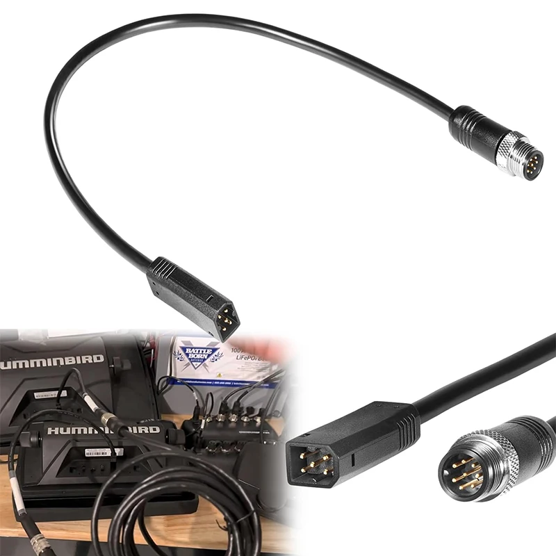 Фото Кабель-адаптер Ethernet 720074-12 AS EC QDE 12 для моделей Humminbird Helix 7, Helix 8, Helix 9, Helix 10, Helix 12, Helix 15 №1