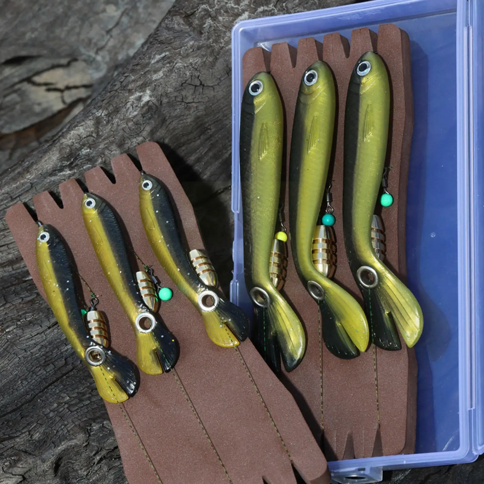 

Colorful Soft Bait Wobbler For Bass/pike Crankbaits Fishing Artificial Swimbait Moving Bait For Fish Z0s0
