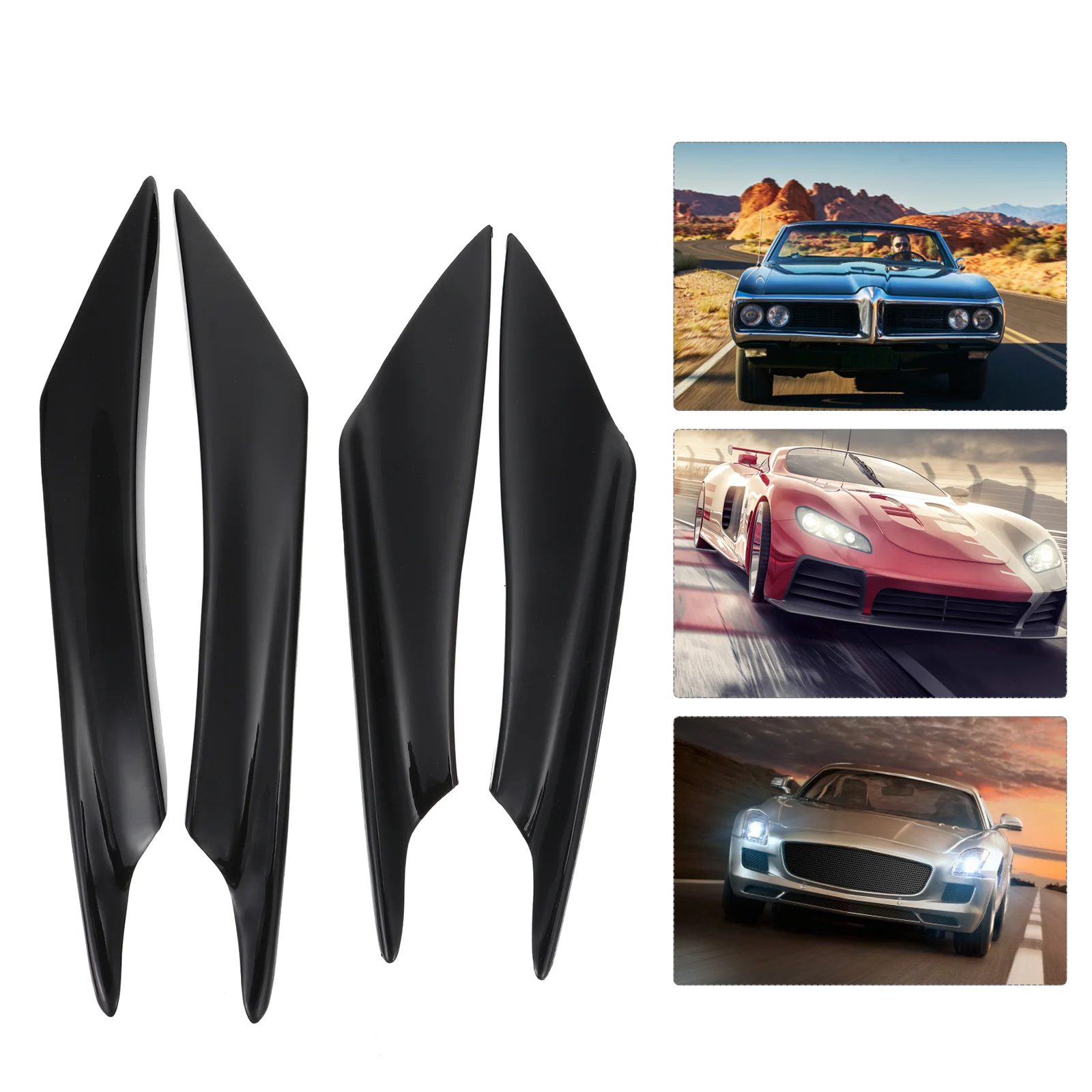 

4 Pcs Bumper Strip Door Protectors Vehicles Clear Door Guard Guard Plate Automotive Door Guards Pp Bumper Cover