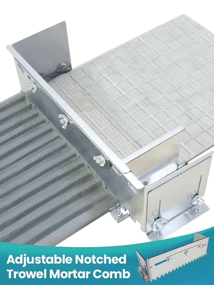Регулируемая зубчатая расческа 400-800 мм для быстрого и равномерного нанесения