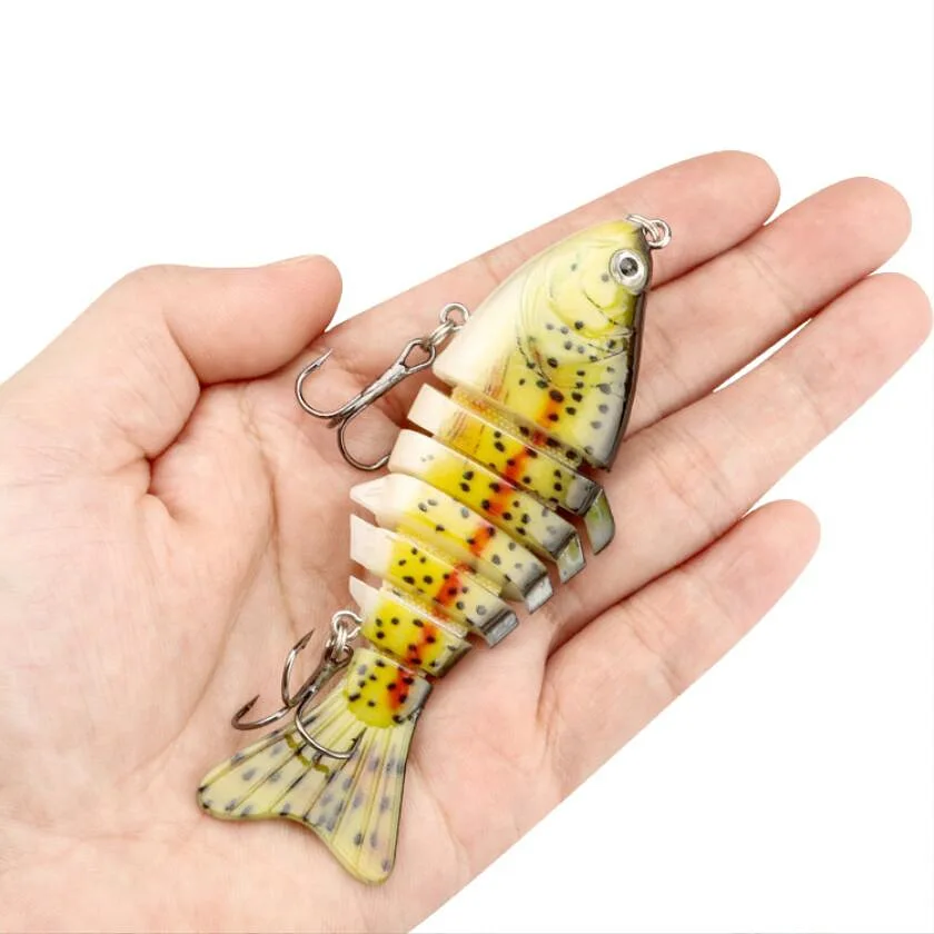 Рыболовная приманка плавающая искусственная многосегментная бионическая
