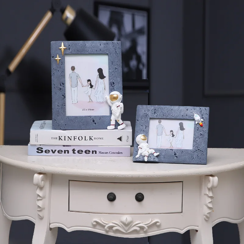 Настенная фоторамка астронавт из смолы для космоавта космический корабль