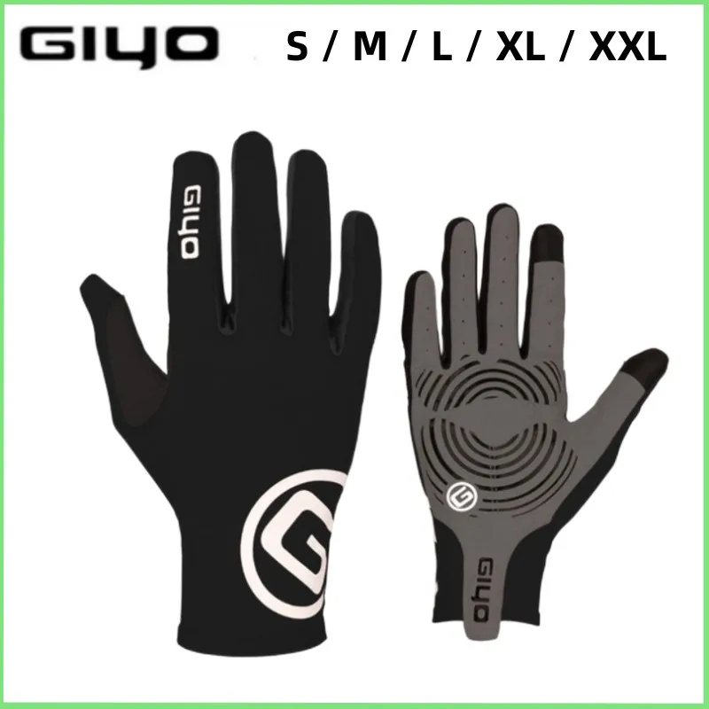 GIYO Touch Screen Long Full Fingers Half Fingers Gel Sports Cycling Gloves MTB Road Bike Riding Racing Women Men Bicycle Gloves