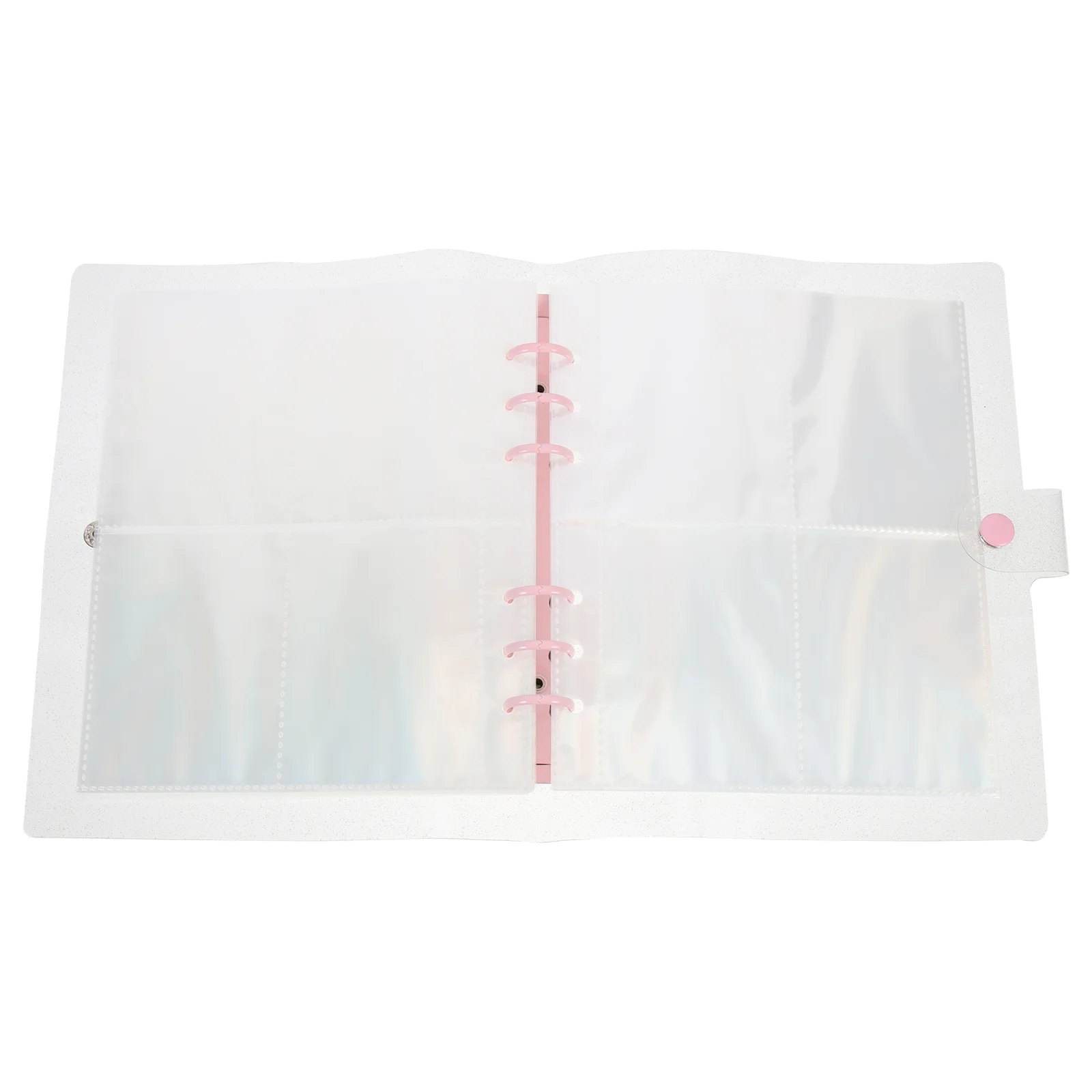 

Photo Album Sleeves Postcard Pockets Pagescollection Refillsix Holes Inserted Binder Convenientlooseleaf Reusable Cover Page