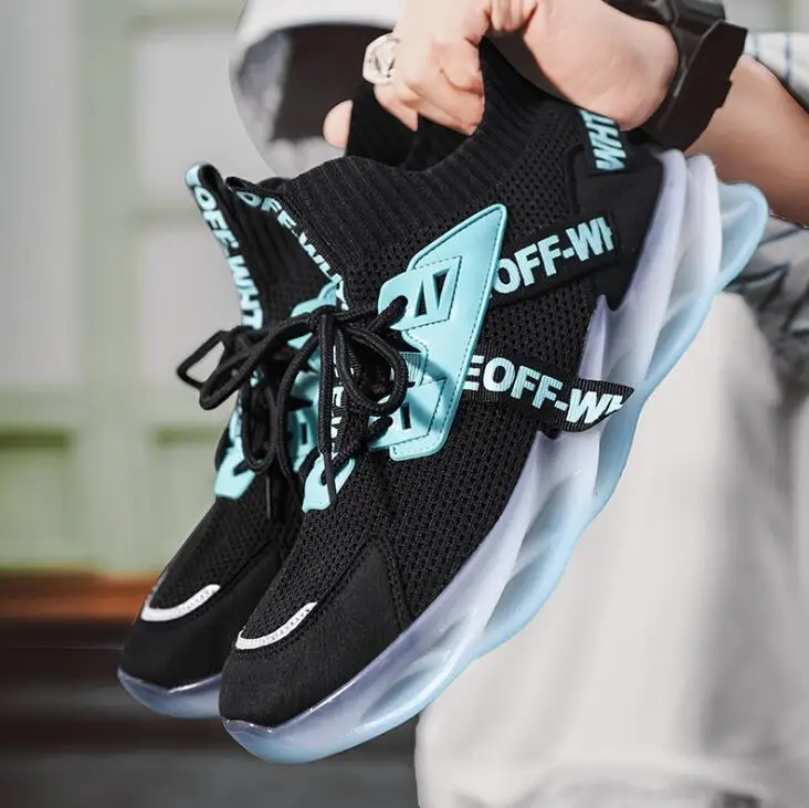 

fashion casual men shoes fly air mesh breathable spring autumn outdoor sport run travel Men's sneakers
