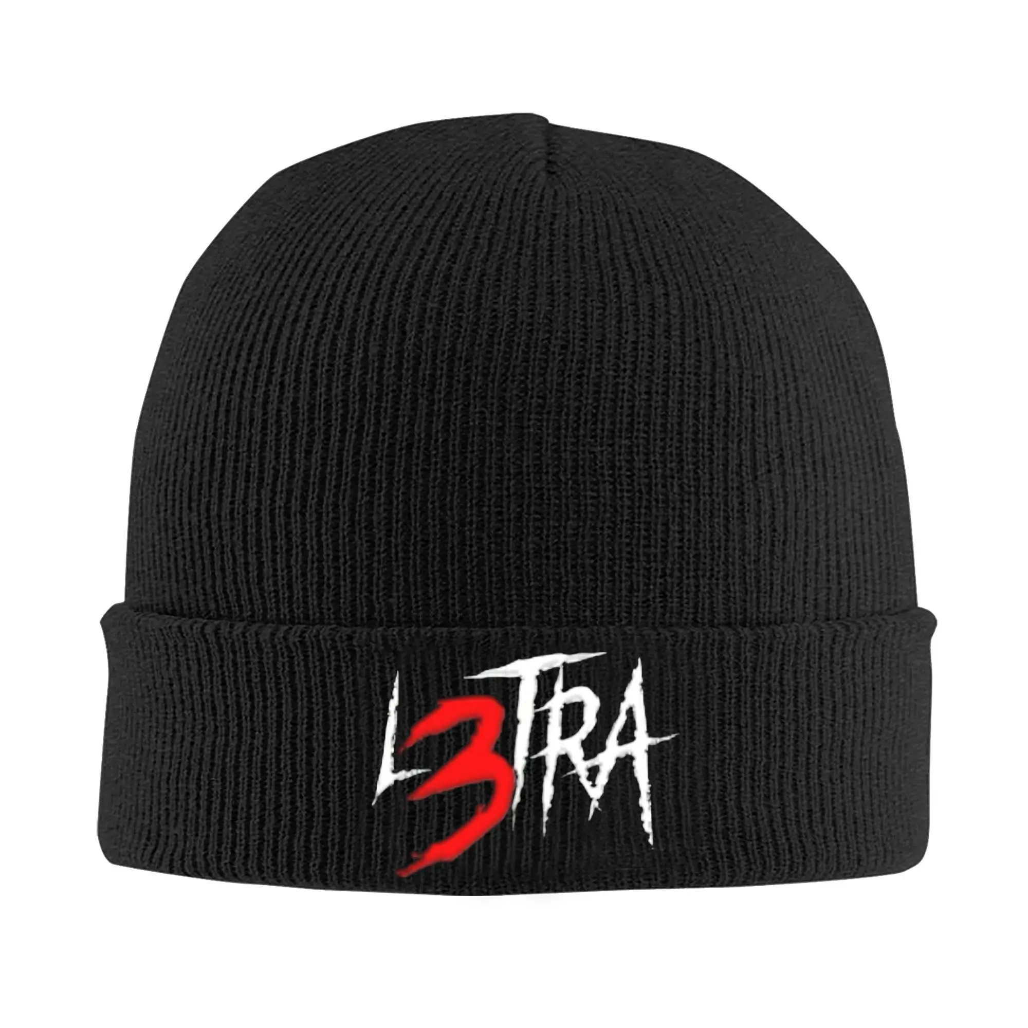 Шапка унисекс Slouchy Beanie L3tra Album Logo Luar La L Merch Теплые зимние вязаные шапки Вязаная
