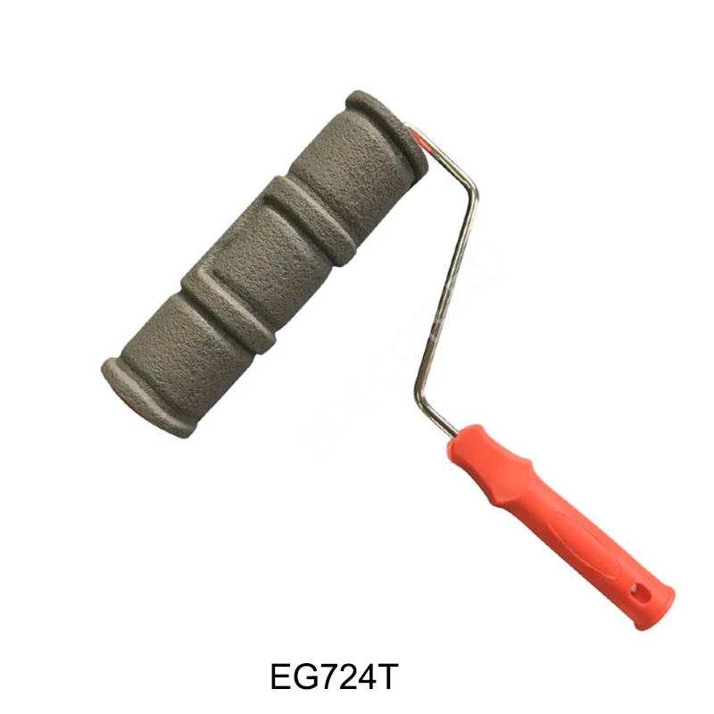 

10 inch Pattern Paint Roller Stamp Decorative impression embossing cylinder Leather Texture Wall Painting Tools