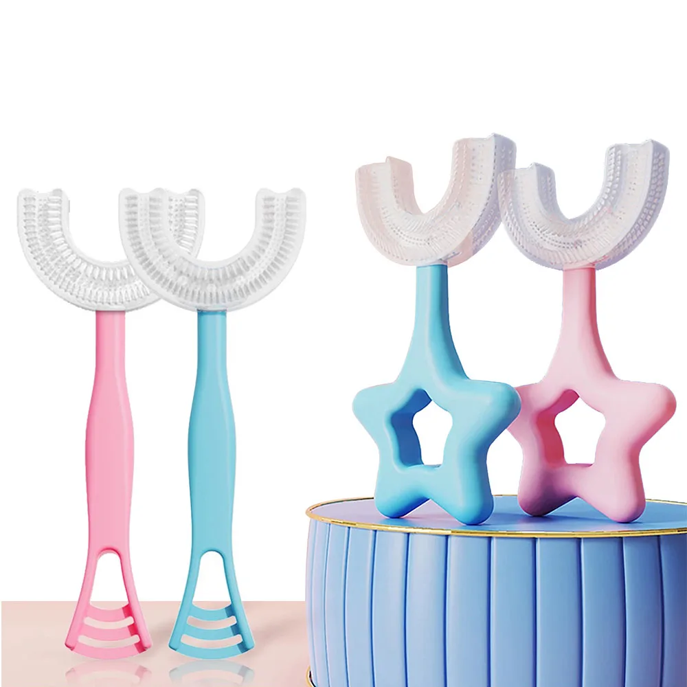 

Children’s U-shape Toothbrush 360° Thorough Cleansing Baby health Soft Infant Tooth Teeth Clean Brush Baby Oral Health Care