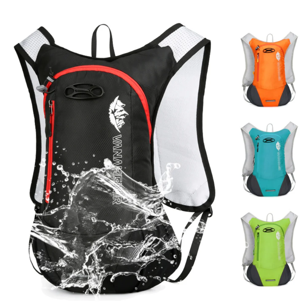 

New cycling bag, anti splashing sports backpack, outdoor lightweight hiking bag, large capacity water bag, backpack