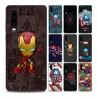 Чехол для Huawei P10 Lite P20 Pro P30 Pro P40 Lite P50 Pro Plus P Smart Z, мягкий силиконовый чехол с Марвел, Железный Человек-паук, Капитан Америка