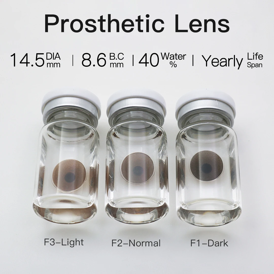 

Magister 1 Pair Prosthetic Contact Lenses Iris Lenses Aesthetic Lenses Color Blind Contact Lens for People with Eye Defects