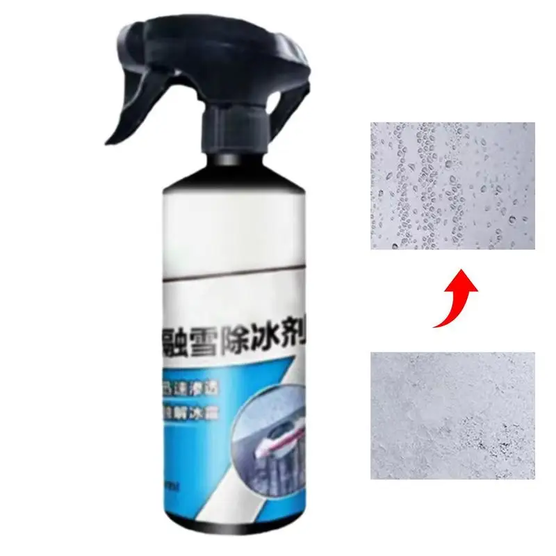 

Deicer Windshield Spray 500ml Effecient Defroster Spray For Car Windshield Effective Deicer Spray Fast Acting Deicing Spray For