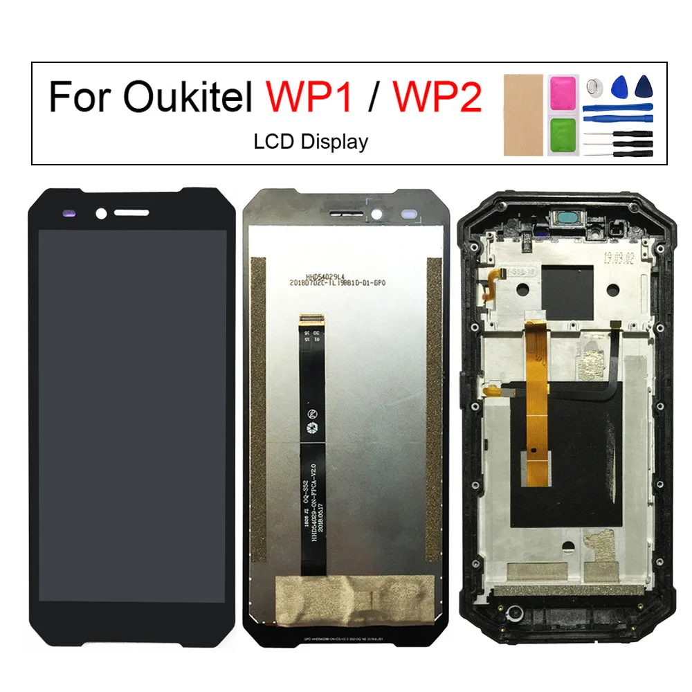 ЖК-экран для Oukitel WP2 WP1, запасной ЖК-дисплей, экран с дигитайзером в сборе + инструменты, 100% Протестировано