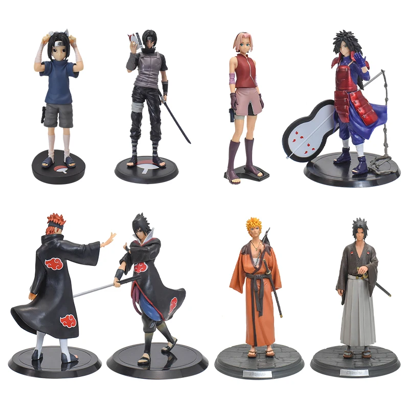 

Naruto Anime Figure Akatsuki Member Childhood Uchiha Itachi Action Figures Uzumaki Sasuke Haruno Sakura PVC Model Doll Toy Gift