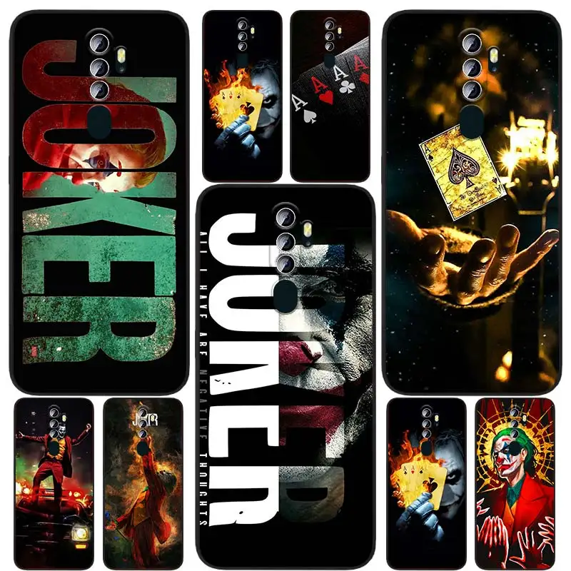 

Anime Luxury Joker Art Black Phone Case For OPPO Find X5 X3 F21 Neo Lite A96 A57 A74 A76 A72 A55 A54S A53 A53S A16 S A9