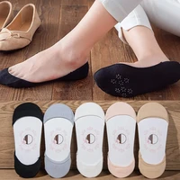 harajuku cotton socks summer candy color invisible non slip boat socks invisible low cut ankle socks women slippers thin sock
