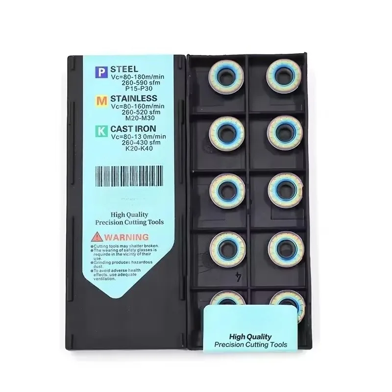 DESCAR RPMT1204MO-TT TF618 круглые токарные пластины для станков с ЧПУ, твердосплавные (1 коробка) (art.: 3920daebb00ab) - 3920daebb00ab