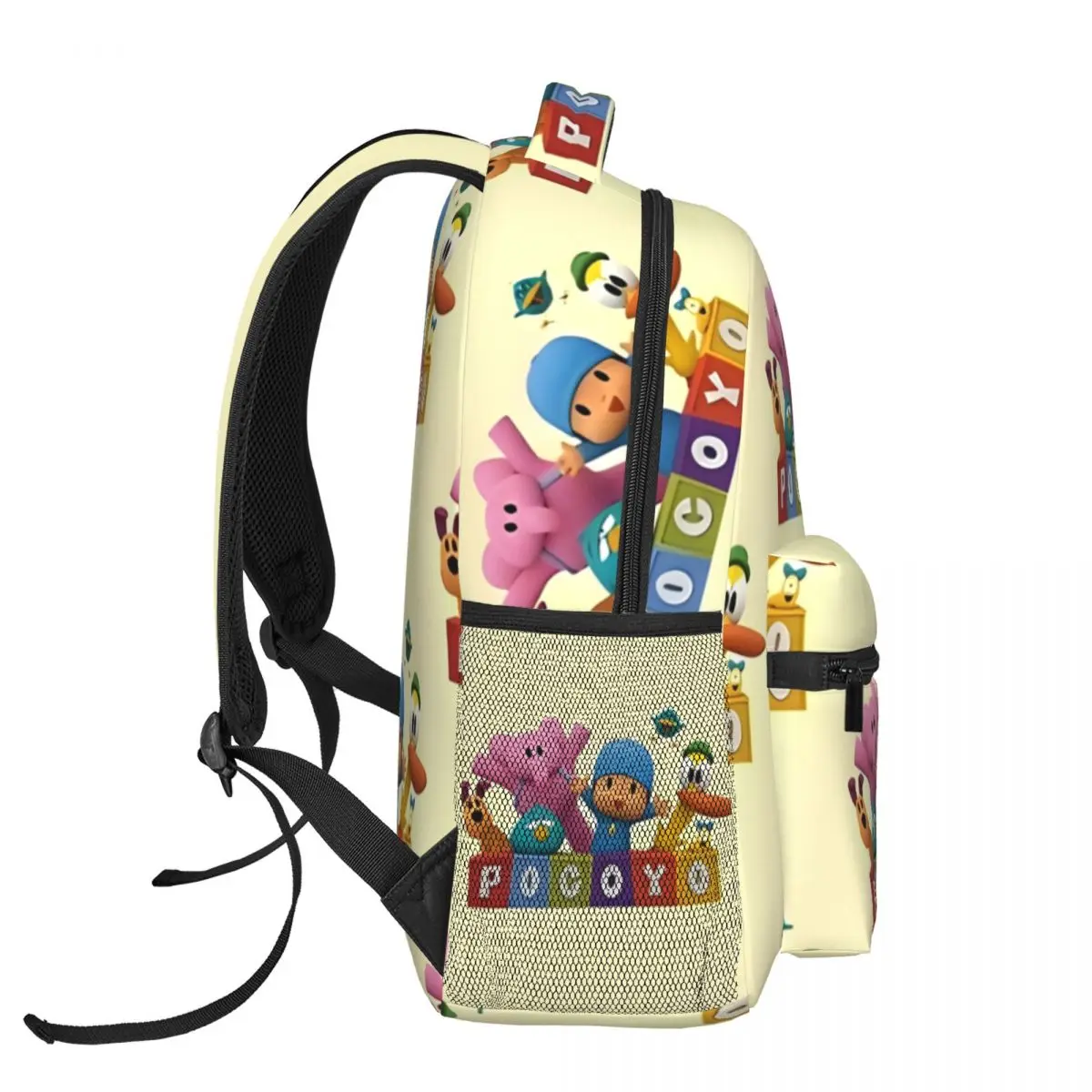 Рюкзак с персонажами P-Pocoyo студенческий школьный рюкзак для мужчин и женщин