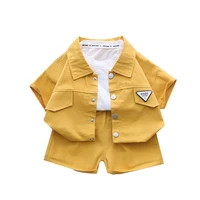 new summer baby clothes children boys girls fashion shirt shorts 2pcssets toddler sports casual costume infant kids sportswear