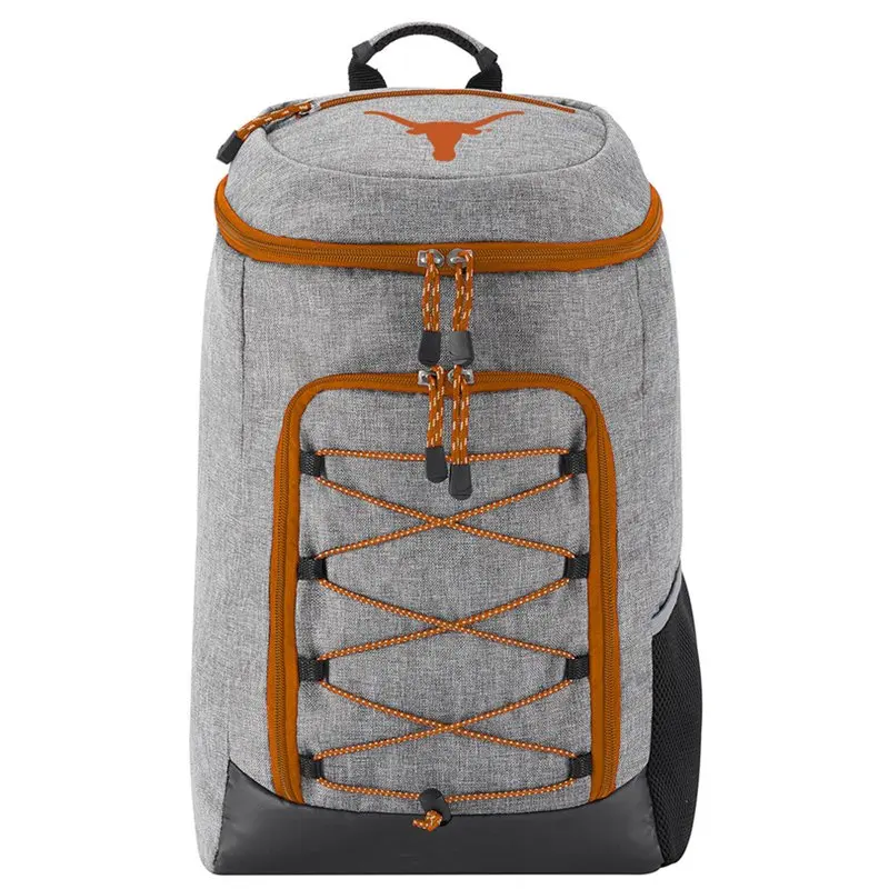 

NCAA Texas Longhorns "Competitor" Top-Loader Backpack, 19" x 7" x 12" - Heathered Grey