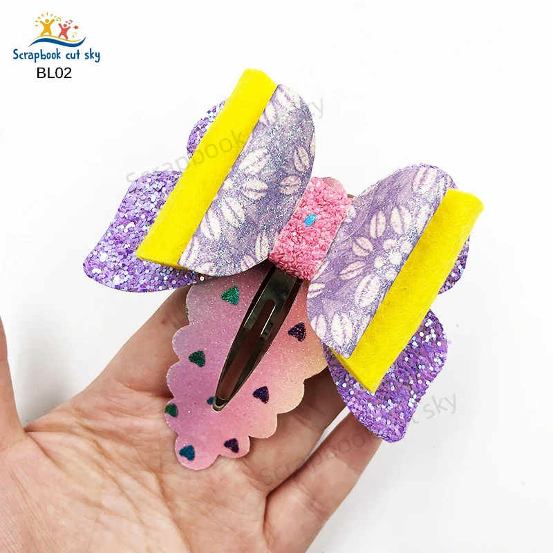 

Bowknot hairpin wood cutter die cutting compatible with most machines
