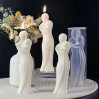 3d human body scented candle silicone mold mother and child candle mold handmade soap plaster epoxy resin mold candle making kit
