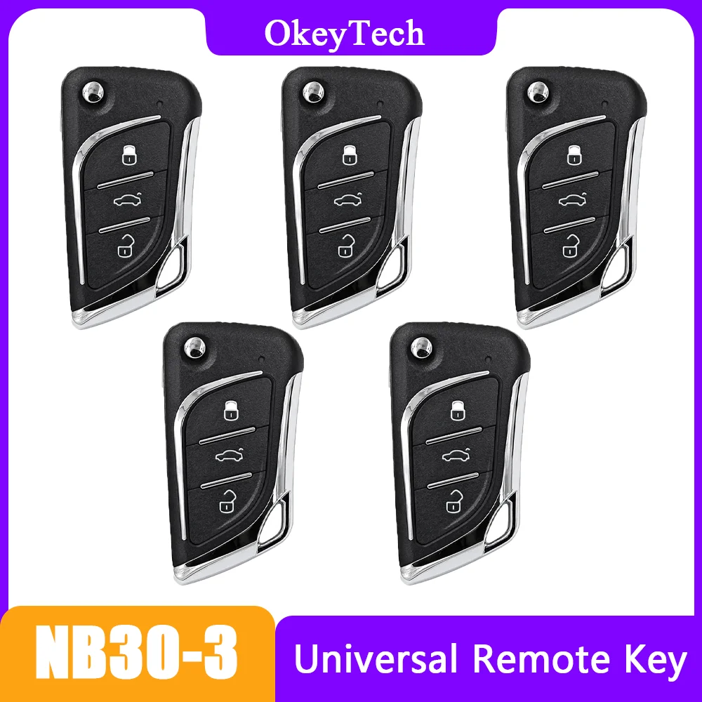 

OkeyTech Универсальный 5 шт. KEYDIY MINI KD NB30 дистанционный Автомобильный ключ для KD900
