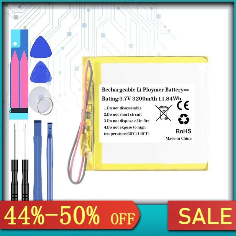 Сменный аккумулятор емкостью 3200 мАч для HIFIMAN HM-601 HM-602 HM-603S