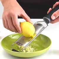 kitchen gadgets 2022 new stainless steel fruit vegetable lemon grater flat chocolate chips multifunction cheese grater