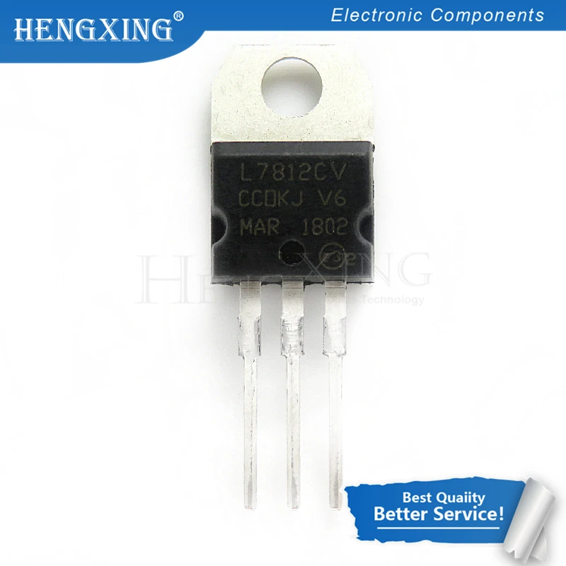 10 шт./лот L7812CV L7812 KA7812 LM7812 LM7812CT TO-220 1.5A 12V Новая оригинальная фотография