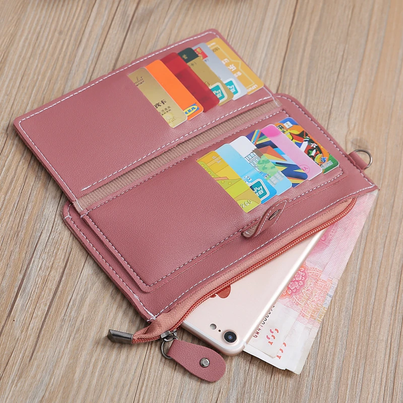 

Long Women Wallet Lady Purses Delicate Coin Purse Card Holder Wallets Pu Leather Fashion Clutch Money Bag Purses Card Holder
