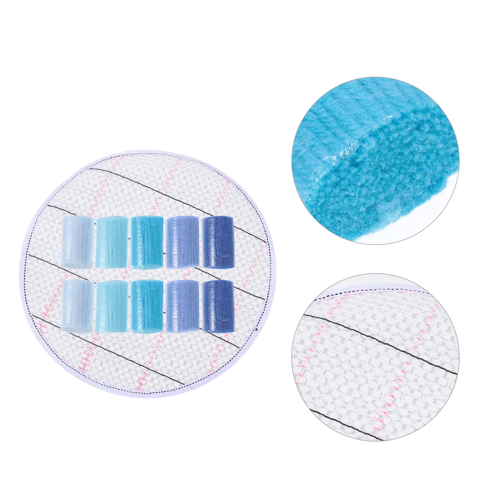 

Rug knotted Yarn Tapestry 1 Set of Arcylic Yarn Precut Rug Yarn Arcylic Yarn Hook Making Yarn Mesh carpet embroidery yarn Pad