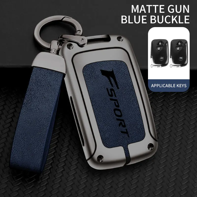 

Чехол для автомобильного ключа из цинкового сплава для Lexus F Sport, защита для дистанционного управления ES GS IS LX NX RX F Sport, чехол для ключа Lexus, автомобильные аксессуары