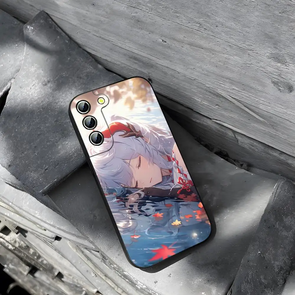 Чехол Genshin Ganyu для телефона Samsung Galaxy S23 S24 S21 S22 S20 Ultra Fe Plus A34 A54 A24 A52 A53 M54 чехол