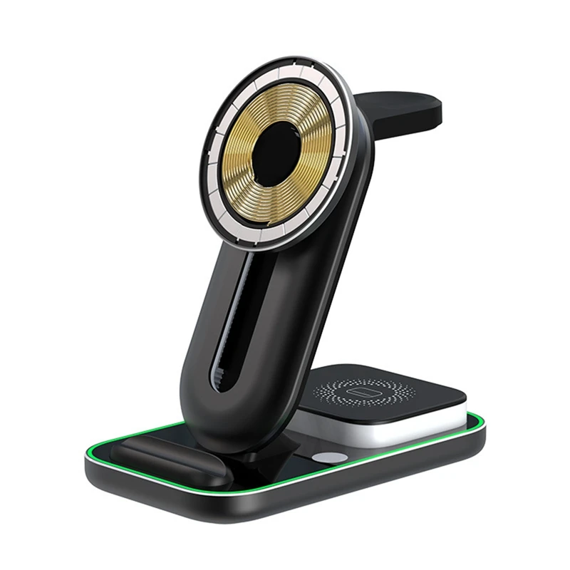 

4 In 1 Magnetic Absorption Qi Wireless Charger Stand For Iphone Xiaomi Huawei Samsung Dock Mobile Phone Charger
